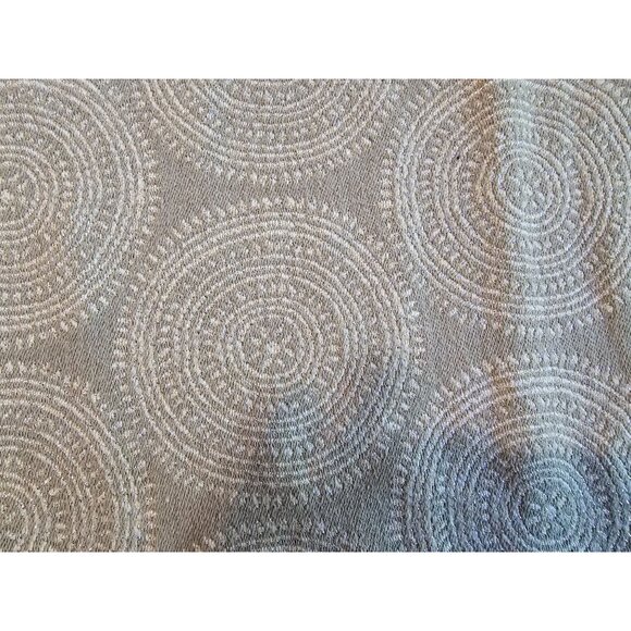 Crate & Barrel Silver Genevieve Placemats Modern Design Medallion Pattern - Picture 2 of 3